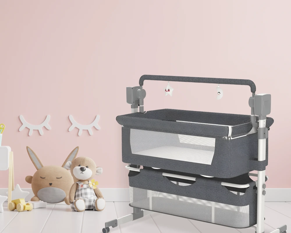 bedside bassinet rocking